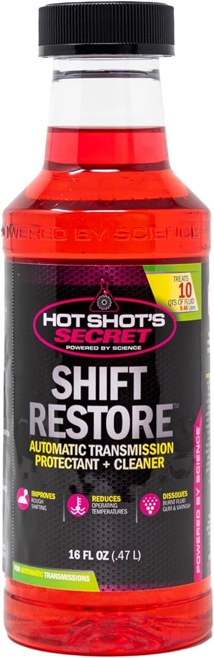 Hot Shot's Secret Shift Restore Automatic Transmission Additive 16 fl oz Bottle