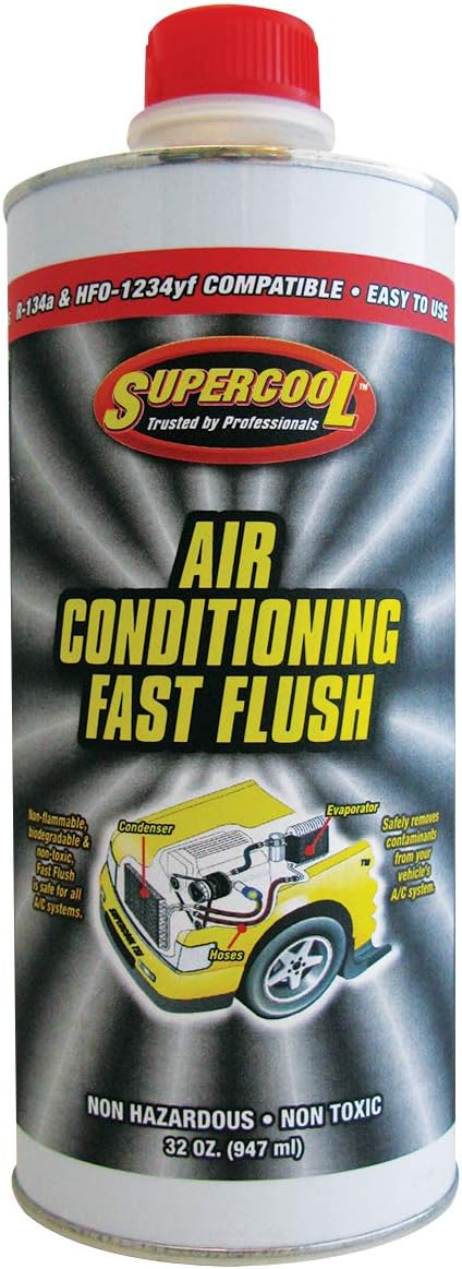 TSI Supercool FFQ High-Temp A/C Flush, 32 fl. oz. (Flash Point Greater Than 250 F)