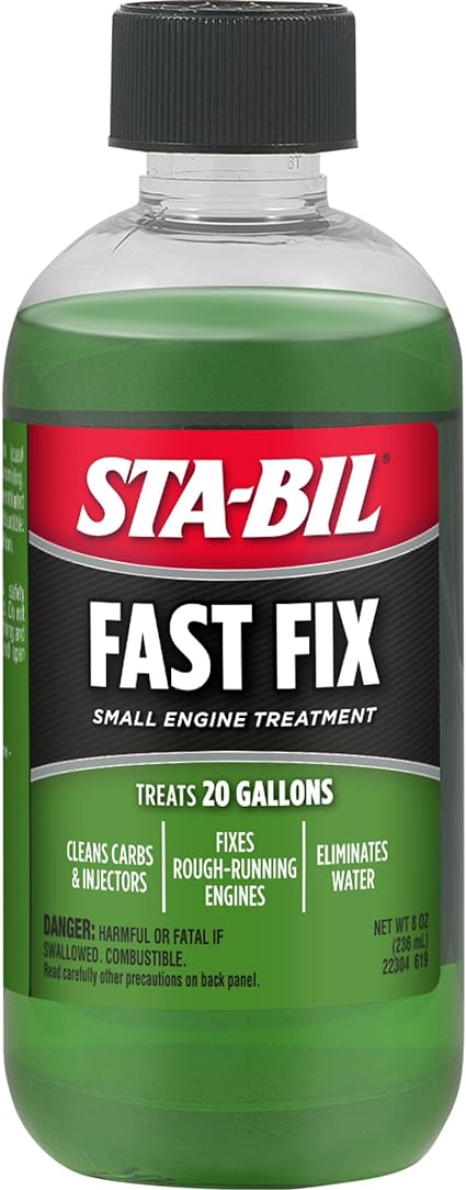 STA-BIL Fast Fix - Small Engine Treatment, Cleans Carburetors and Injectors, Fixes Rough Running Engines