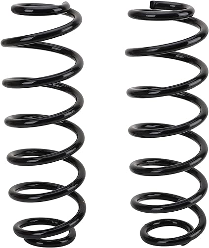 TRQ Rear Coil Spring Set Compatible with 2005-2015 Volkswagen