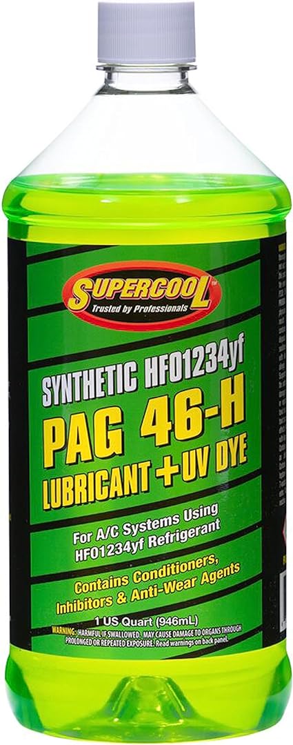 TSI Supercool 1234yf PAG 46 Viscosity with UV Dye Quart